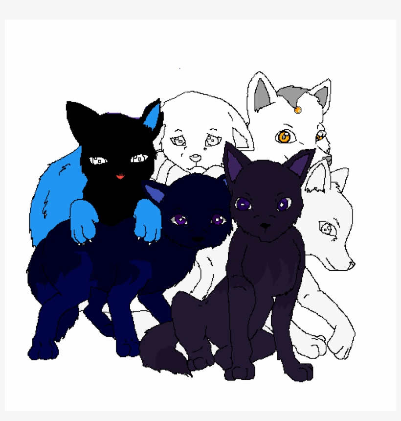 Pixilart Cats And Wolf - Wolf, transparent png #7853966