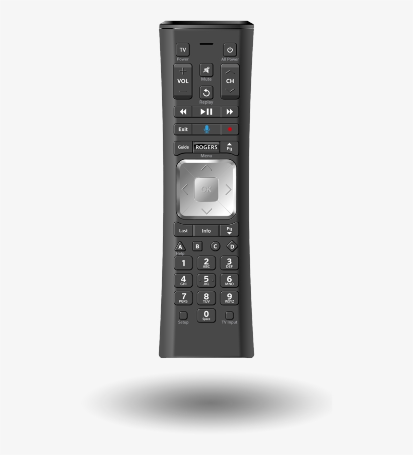 How Can I Set The Volume Controls To My Audio Device - Rogers Ignite Remote Control, transparent png #7853998