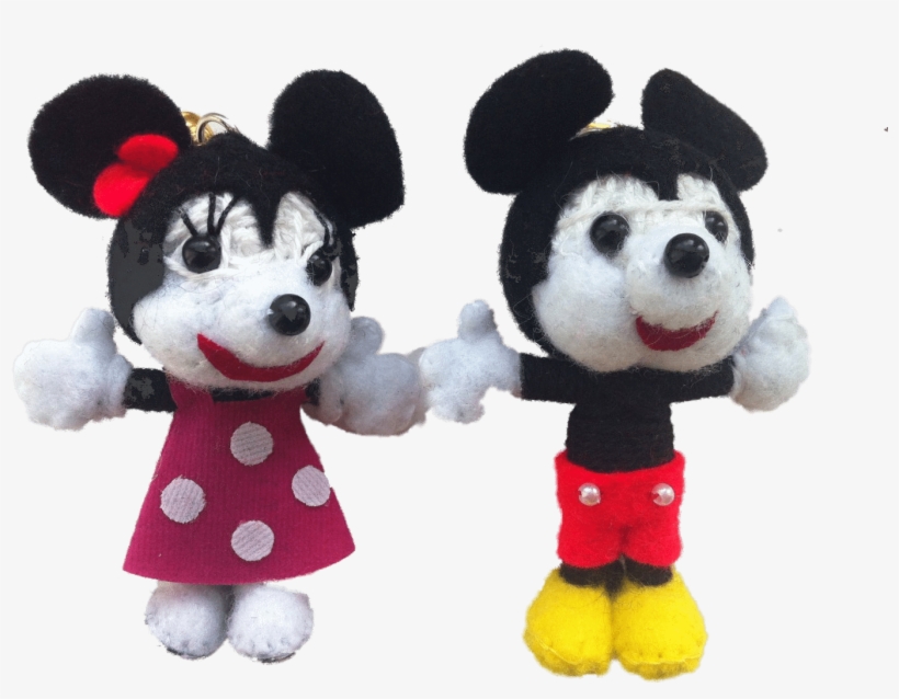 Mickey & Minnie Set - Stuffed Toy, transparent png #7854138