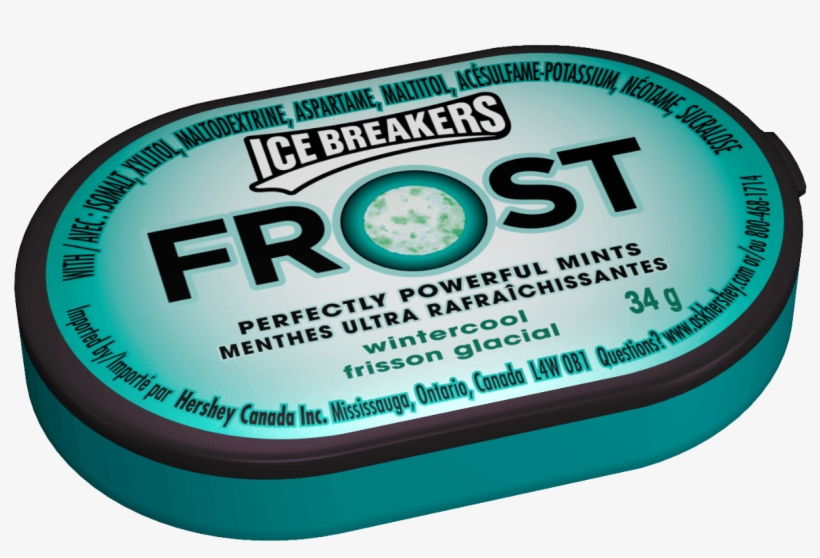Ice Breakers Frost Wintercool Mints - Ice Breakers Frost, transparent png #7854530