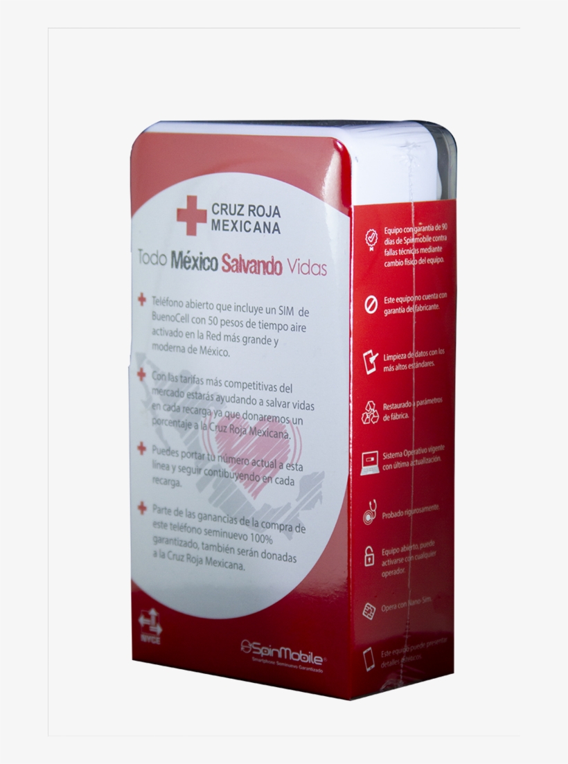 Iphone 6 Seminuevo 16 Gb Plata Cruz Roja - Document, transparent png #7854860