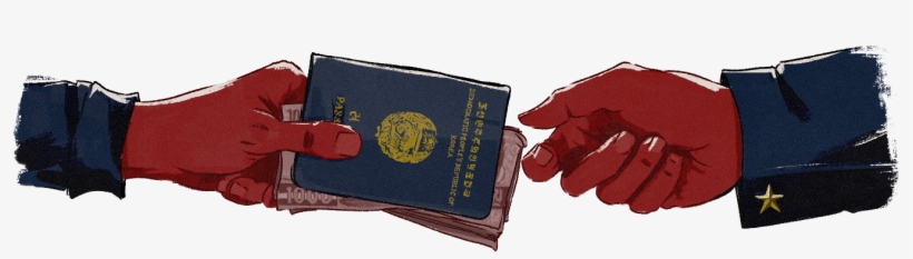 North Korea Passport - Hand, transparent png #7854921