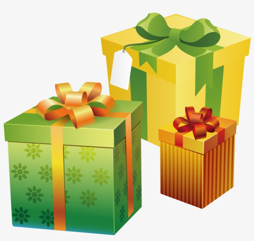 Png Material - Christmas Gift Vector Png, transparent png #7854925