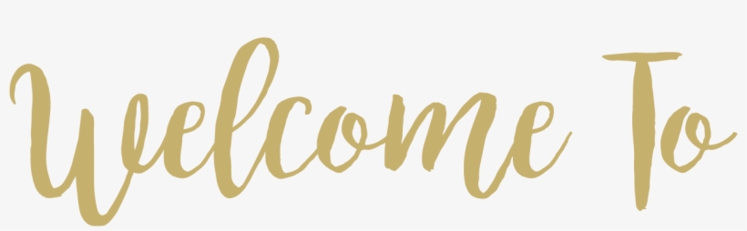 Welcome - Calligraphy, transparent png #7855190
