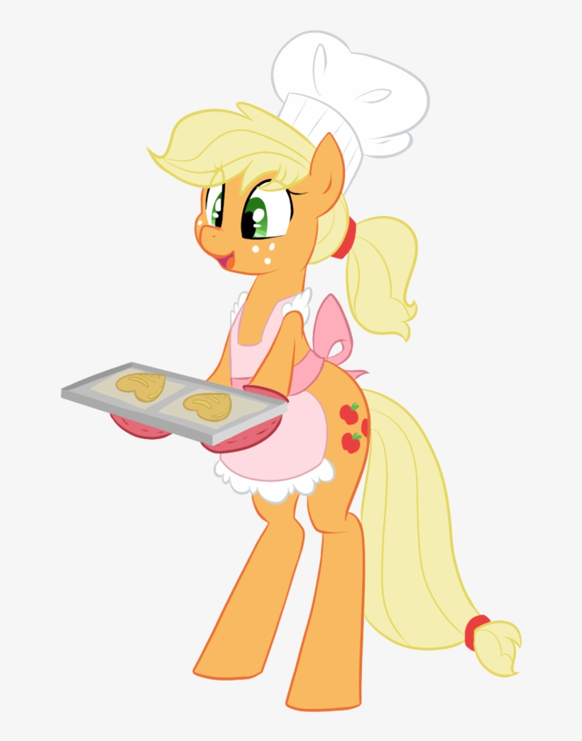 Applejack, Apron, Artist - Blonde Qui Tombe Par Terre, transparent png #7855443