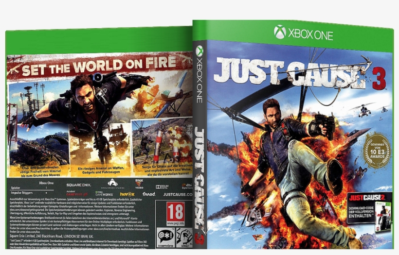 Just Cause 3 Cover Pc, transparent png #7855541