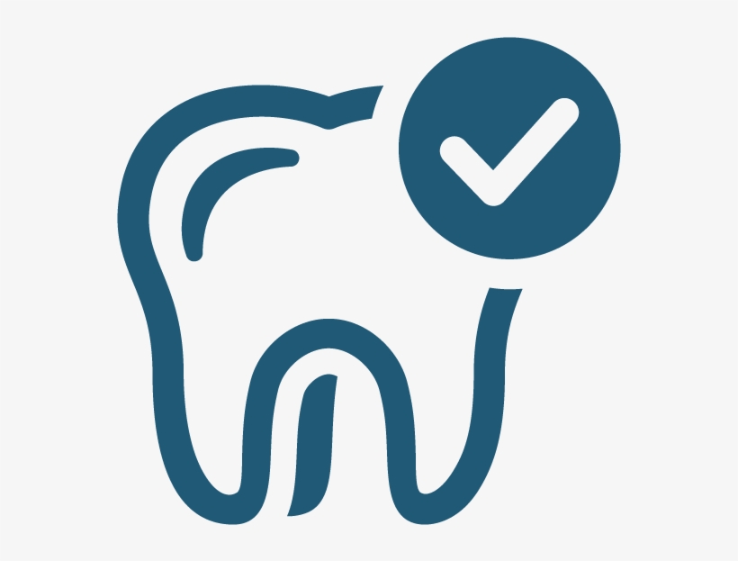 The Right Dentist Tooth Checkmark 001 Dark - Harmony Dental, transparent png #7856158