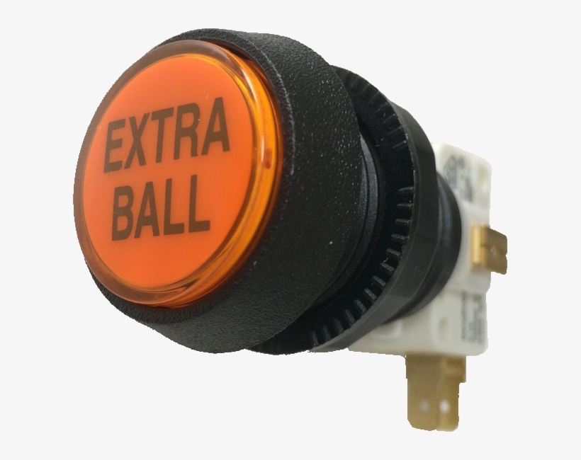 Extra Ball Button Orange - Teleconverter, transparent png #7857209
