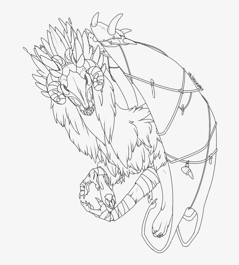 Creepy Family - Part - Line Art, transparent png #7857401