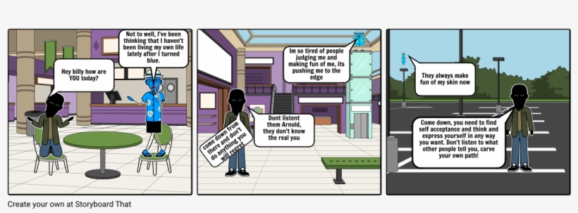 Self Acceptance/finding Yourself With Arnold - Youth Criminal Justice Act Ycja Political Cartoons, transparent png #7857629
