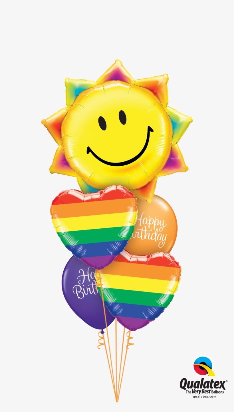 Birthday Sunshine & Rainbows At London Helium Balloons - Happy Birthday Sunshine Balloon, transparent png #7857719