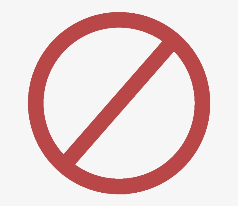 No Symbol Transparent Png - No Flat Icon Png, transparent png #7857843