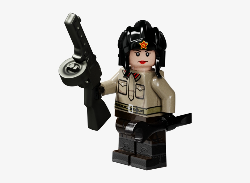 T 34 Model 1943 "fighting Girlfriend" Add On Pack With - Figurine, transparent png #7858525