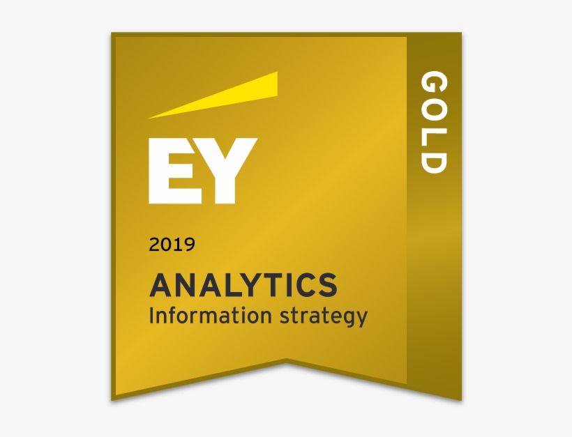 Ey Analytics - Information Strategy - Gold - Graphic Design, transparent png #7858855