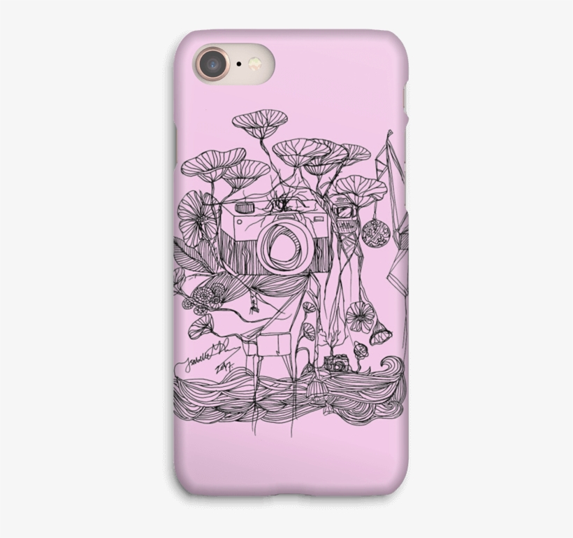 Pink Camera Case Iphone - Mobile Phone Case, transparent png #7858966