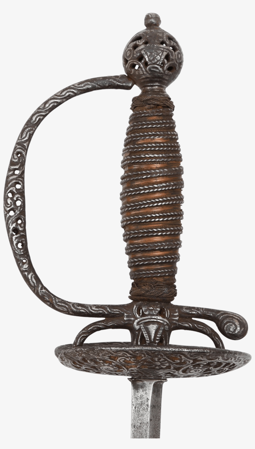 A German Rapier C - Antique Smallsword, transparent png #7858969