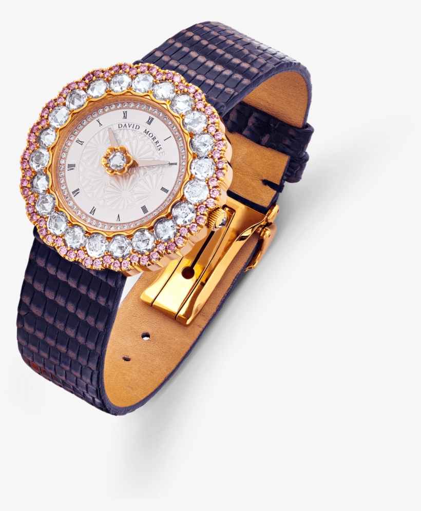 Tp 12 001 01 F2 Rose Gold Pink Diamond Timepiece - Analog Watch, transparent png #7859750