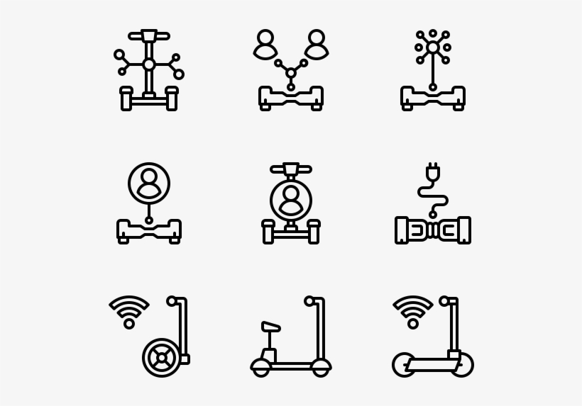 Scooter Sharing - Laboratory Icons, transparent png #7860014