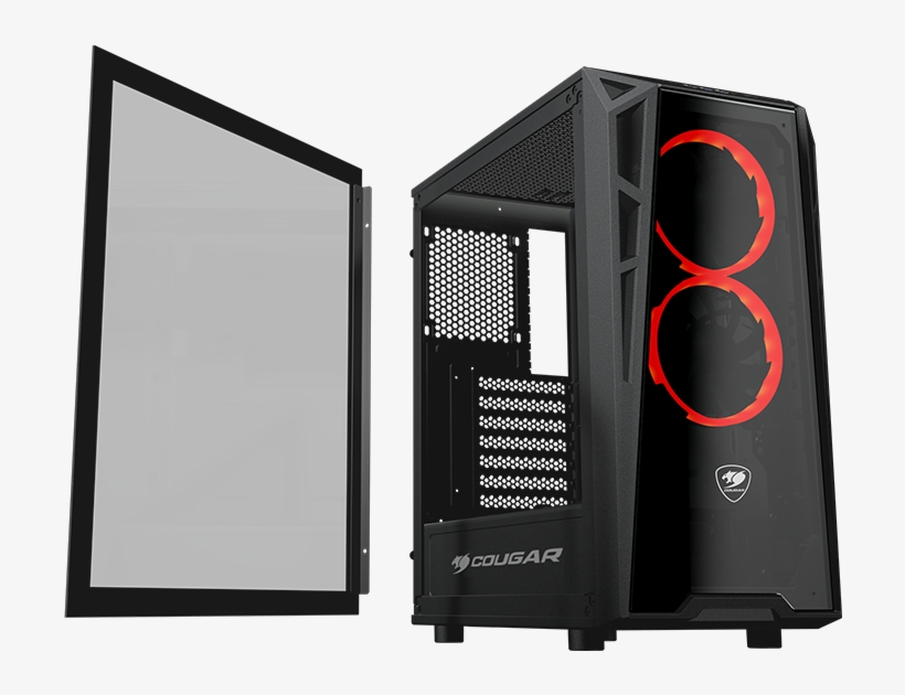 Photos - Cougar Atx Turret Tempered G, transparent png #7860521