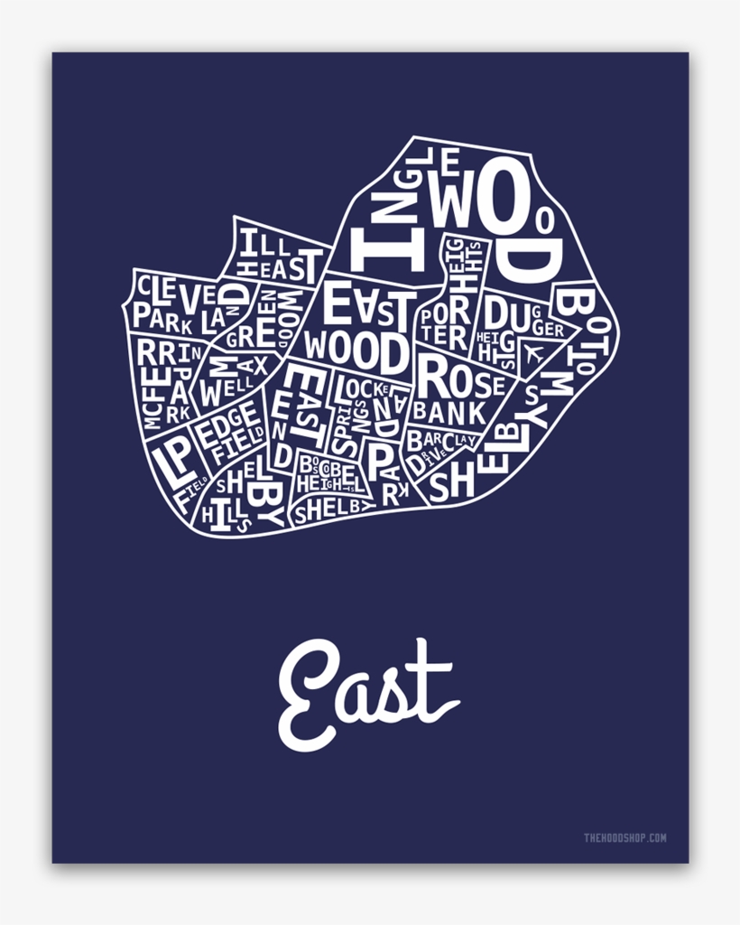 East Nashville Hood Print - Poster, transparent png #7860662