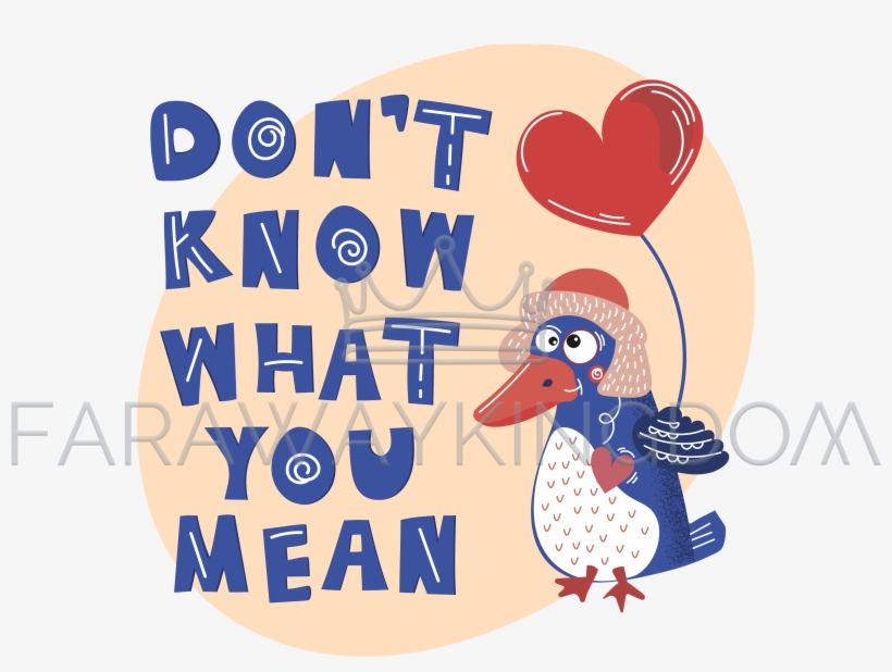 Crazy Bird Valentine Day Party Animal Vector Illustration - Lean Cuisine, transparent png #7860967