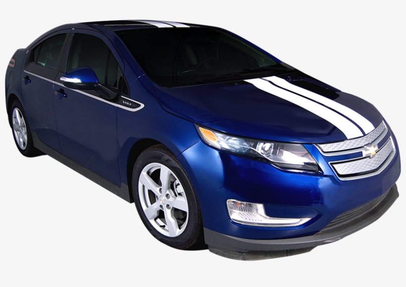 2011-2015 Chevy Volt Rally Vinyl Graphic Decal Stripe - Chevy Volt Racing Stripes, transparent png #7861117