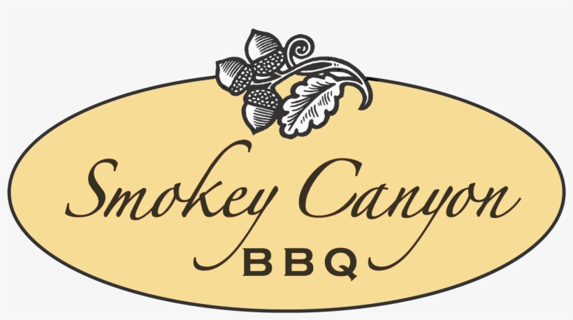 Smokey Logos Black Lettering - Smokey Canyon Bbq Logo, transparent png #7861146