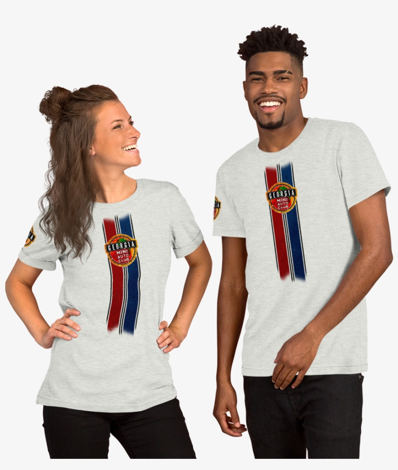 Gaminiac Racing Stripes Short Sleeve Unisex T Shirt, transparent png #7861152