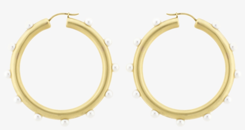 Irene Neuwirth Jewelry - Creoles 10 Mm Or Jaune, transparent png #7861185