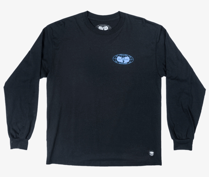 Globe Logo Long Sleeve Shirt - Wu Wear, transparent png #7861246