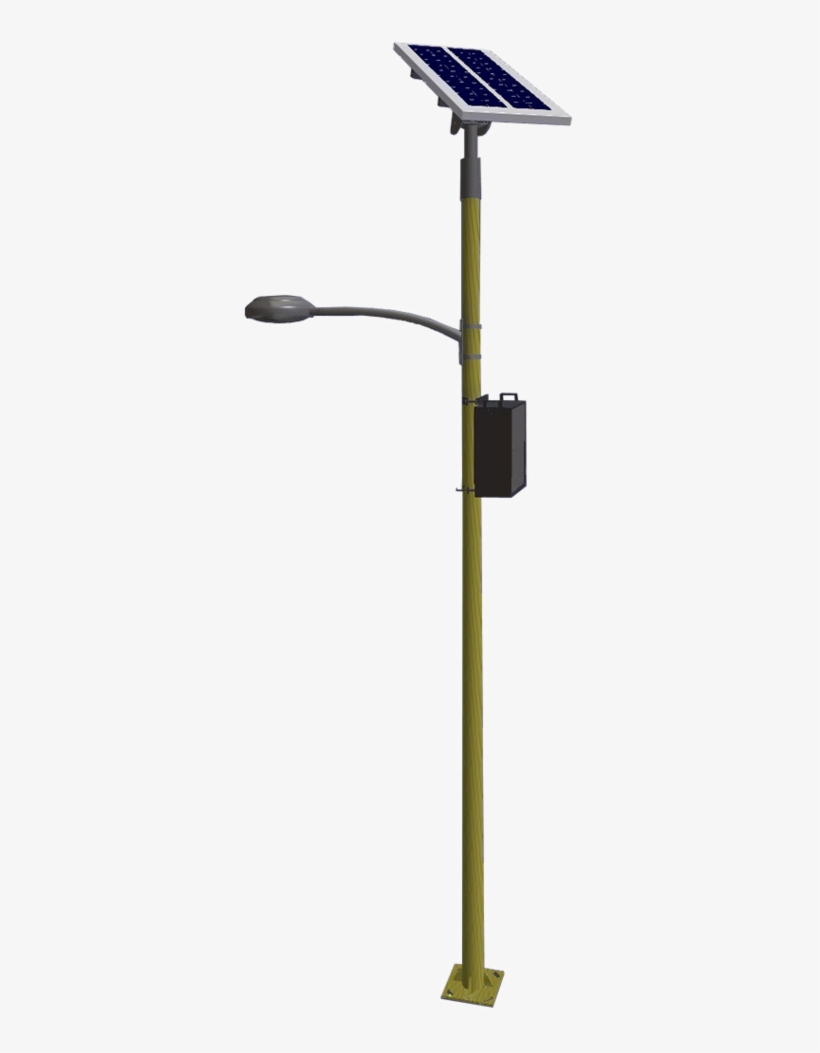 Solar Lighting Png Pic - Solar Led Street Light Pole, transparent png #7861565