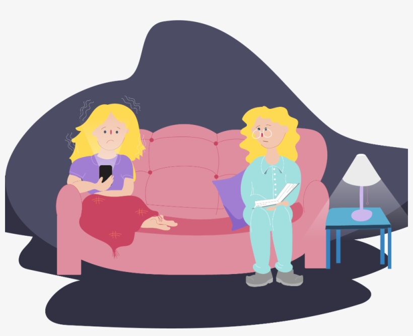 Crowd Clipart Worried - Sexting For Kids, transparent png #7861629