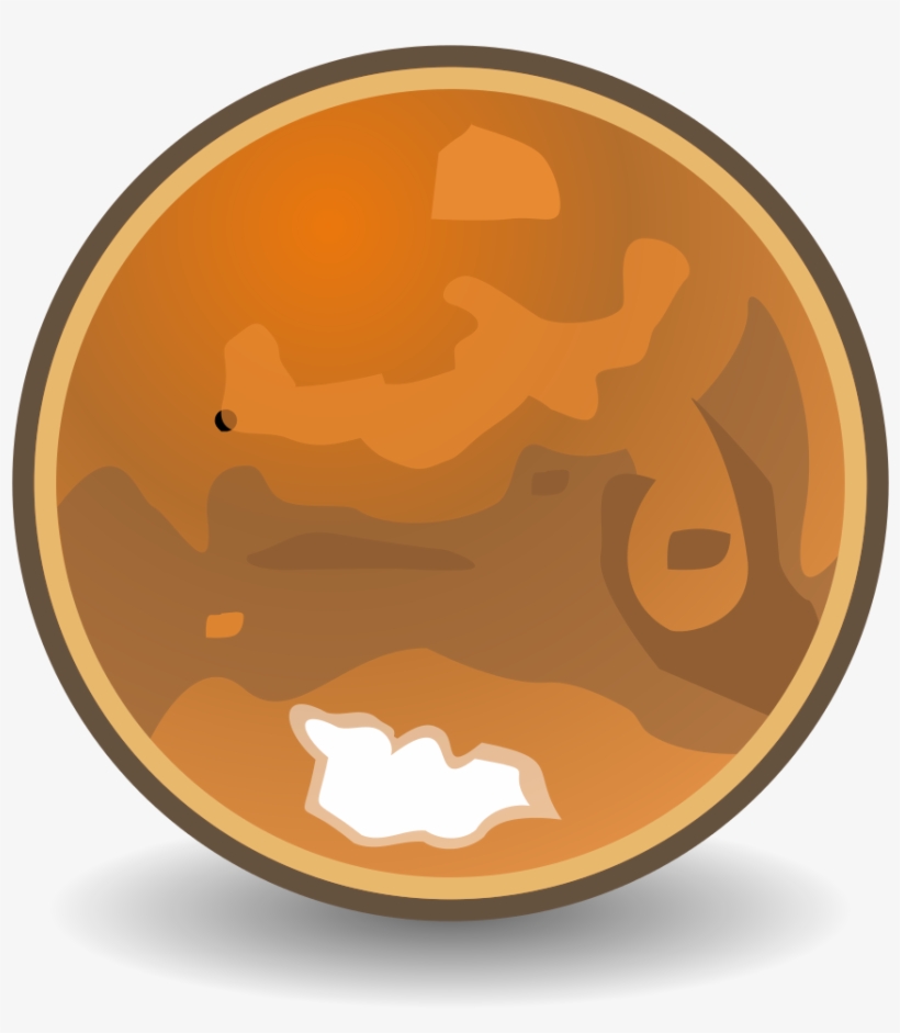 File - Tango Mars - Svg - Circle, transparent png #7861794