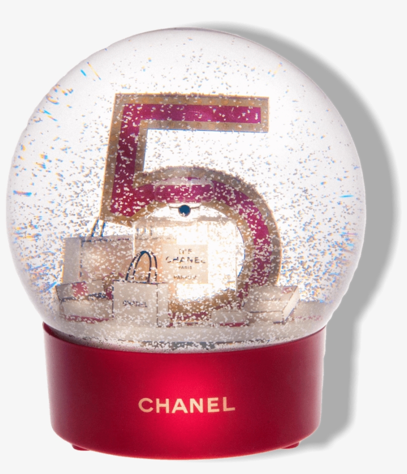 Chanel 5 Gigantic Usb Rechargeable Snowball Globe, - Number, transparent png #7861818