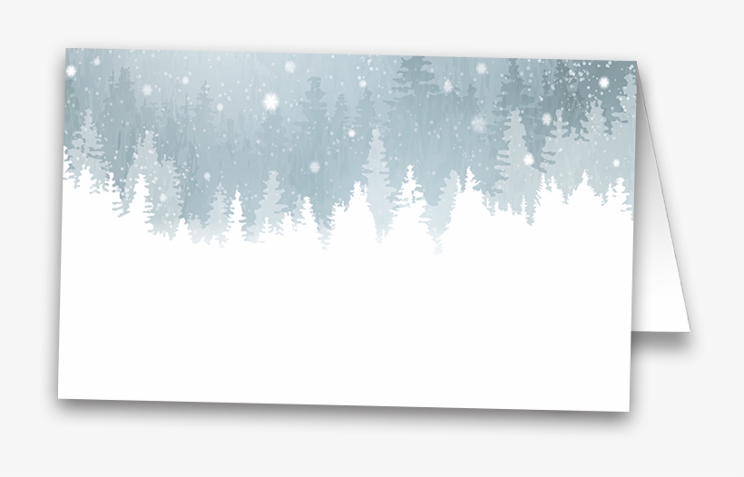 Winter Snowflake Wedding Escort Seating Cards - Darkness, transparent png #7862136