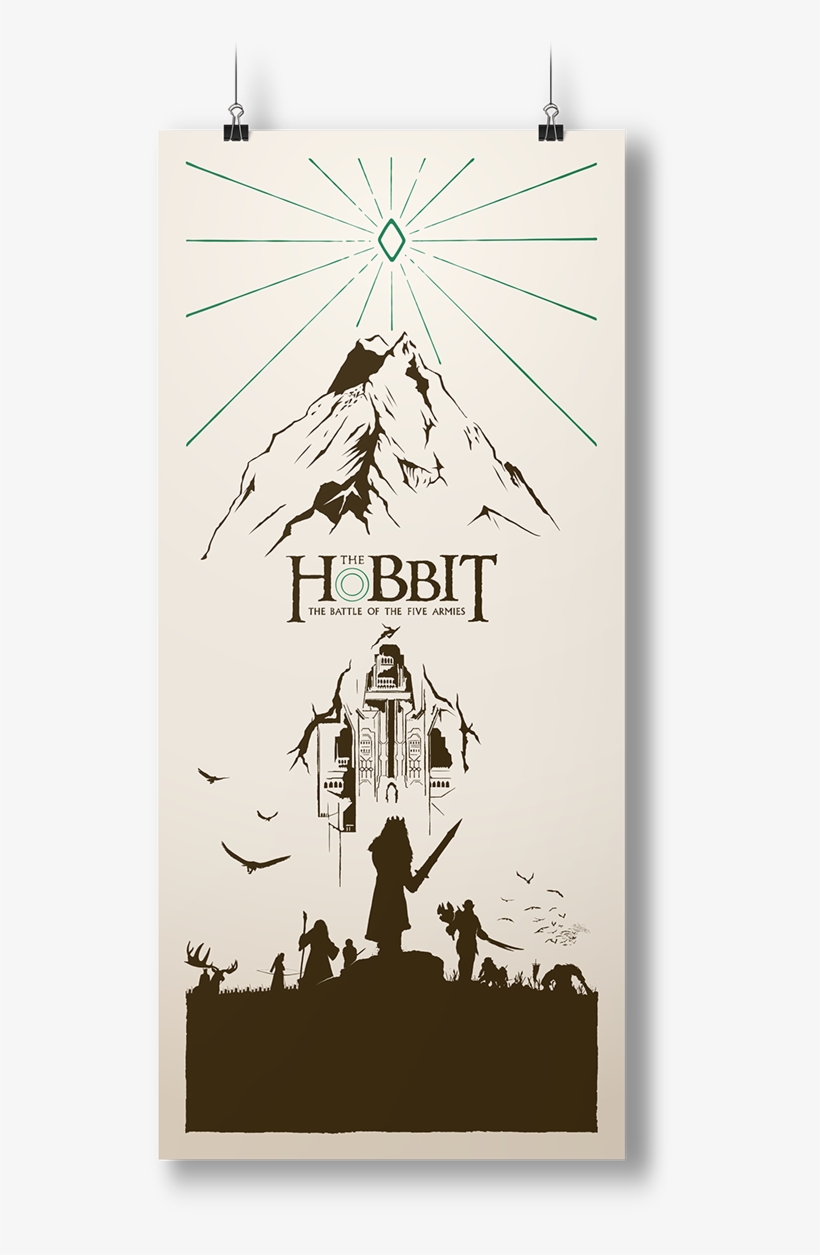 Hobbit Battle Of The Five Armies Art Poster, transparent png #7862373