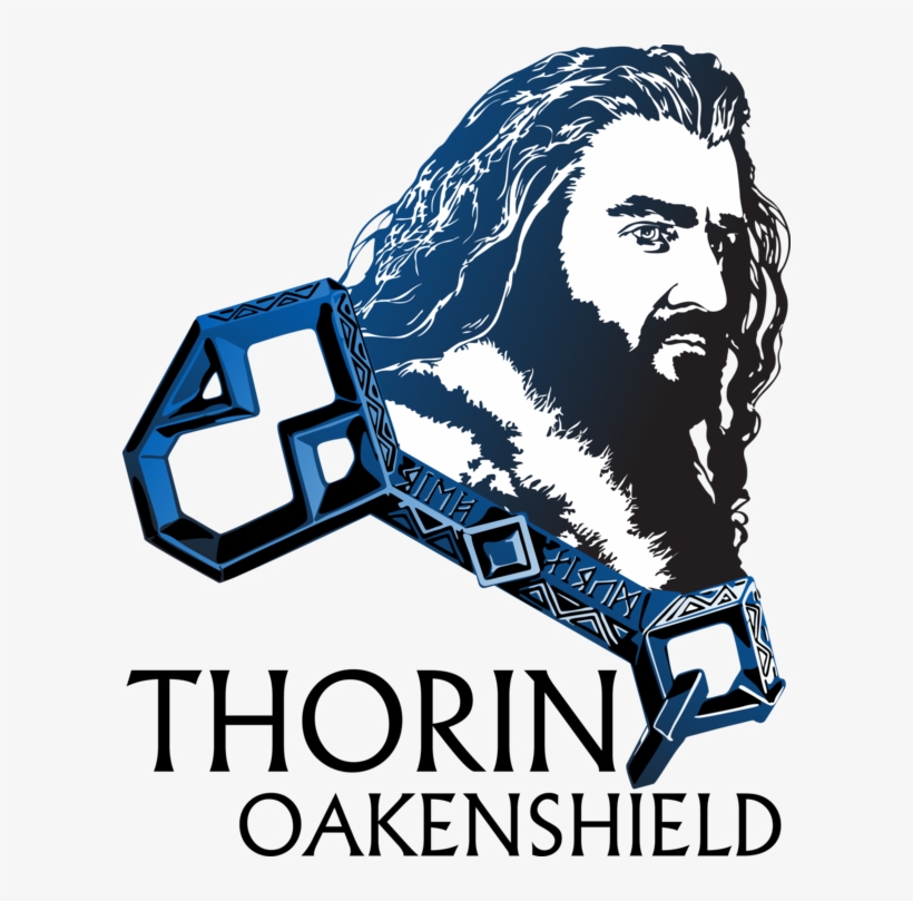 The Hobbit Clipart Thorin - Poster, transparent png #7862468