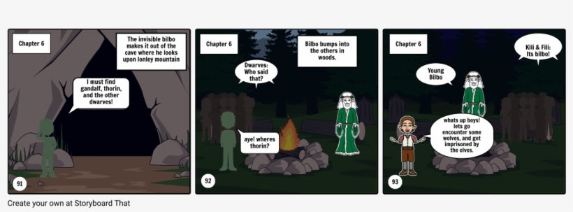 The Hobbit - Cartoon, transparent png #7862471