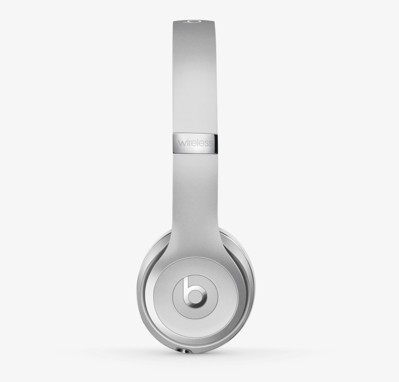 Beats Solo3 Wireless By Dre - Beats Solo 3 Matte Silver, transparent png #7862662