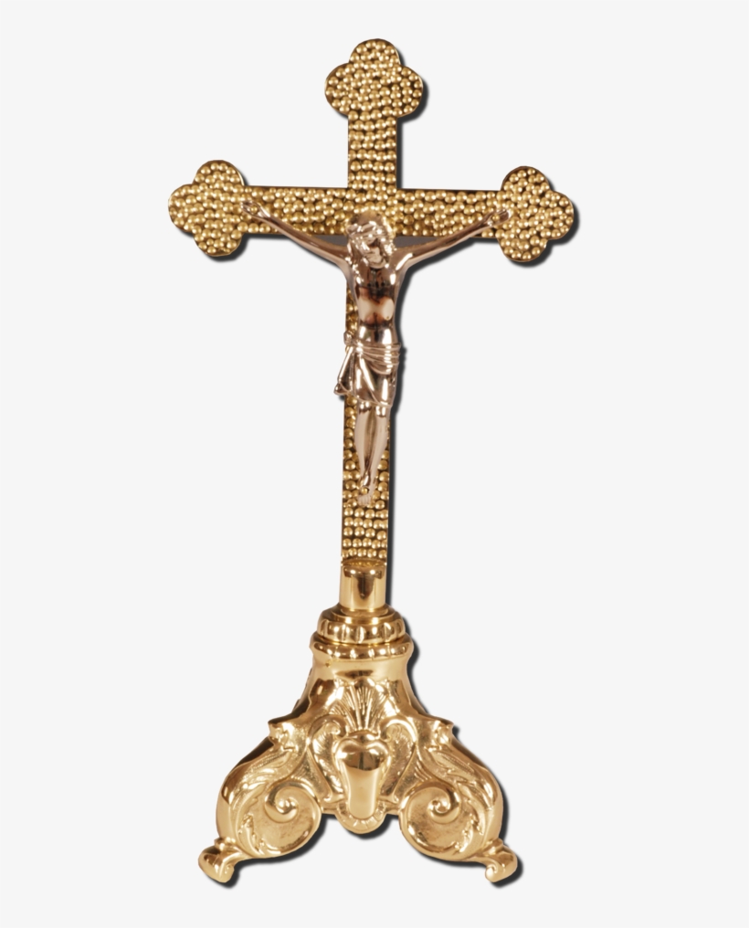 Altar Cross Art Nouveau - Altar Crucifix, transparent png #7862766