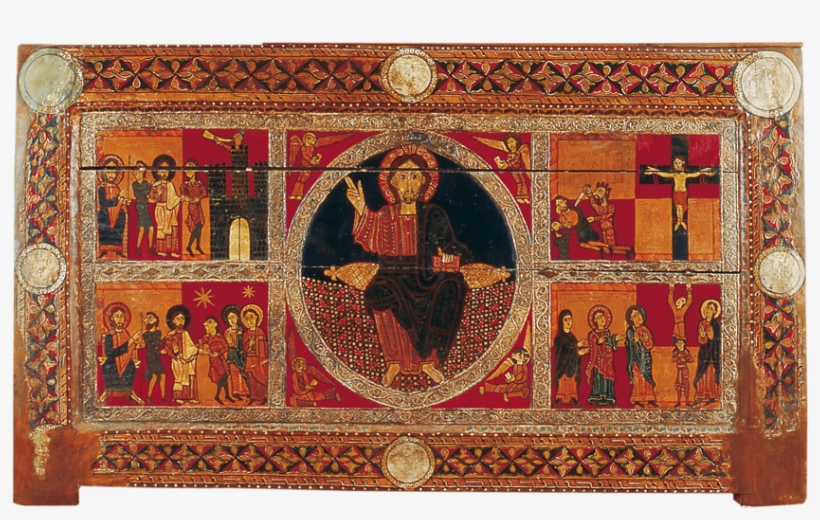 Romanesque - Frontal D Altar De Sant Andreu De Sagàs, transparent png #7863169