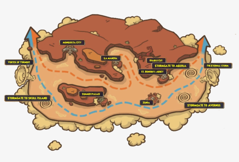 Map Of Pirate In The Sky Valencia - Illustration, transparent png #7863450