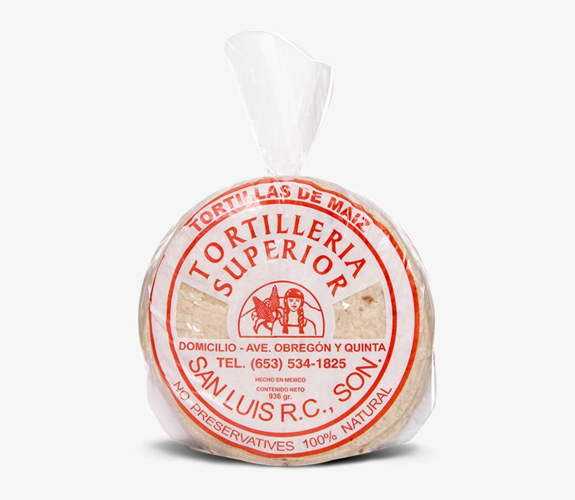 Yellow Corn Tortillas 60pzs - Tortilleria Superior San Luis Rio Colorado, transparent png #7864735