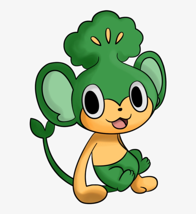 So Is The First Gym Supposed To Have Ridiculous Luck - Pansage Render, transparent png #7865205