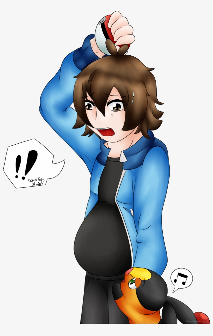 Commission - Mpreg Hilbert - Cartoon, transparent png #7865548