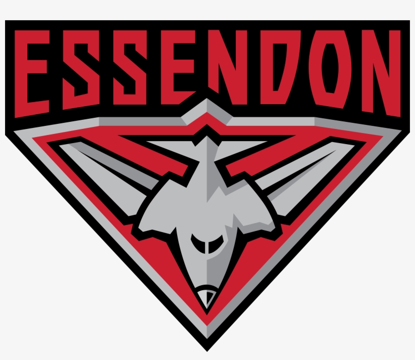 Essendon Bombers Logos Download Arizona Wildcat Baseball - Essendon Afl Logo, transparent png #7865993