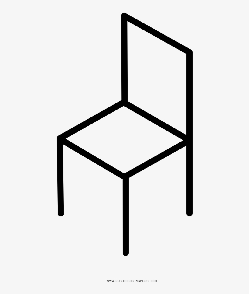 Silla Dibujo - Illusions Of Letter, transparent png #7866213