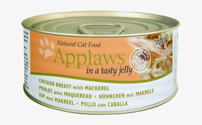 Applaws Natural Cat Food Chicken With Mackerel In Jelly - Atlantic Mackerel, transparent png #7866253