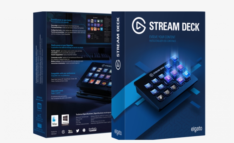 Hardware Review Elgato Stream Deck - Stream Deck Packaging, transparent png #7866318