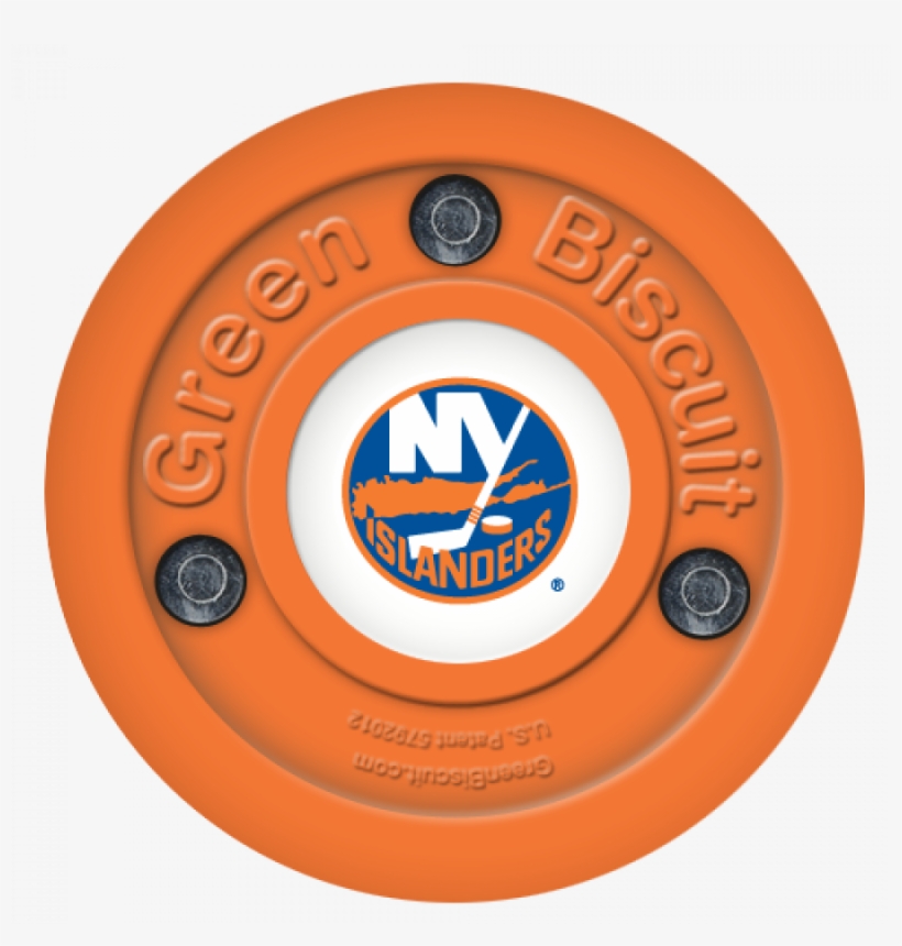 Green Biscuit New York Islanders Stickhandling Training - New York Islanders, transparent png #7866394